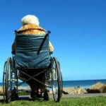 Generic pic of an old woman in a wheelchair.